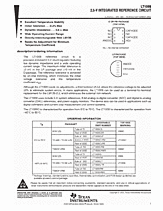 DataSheet LT1009 pdf